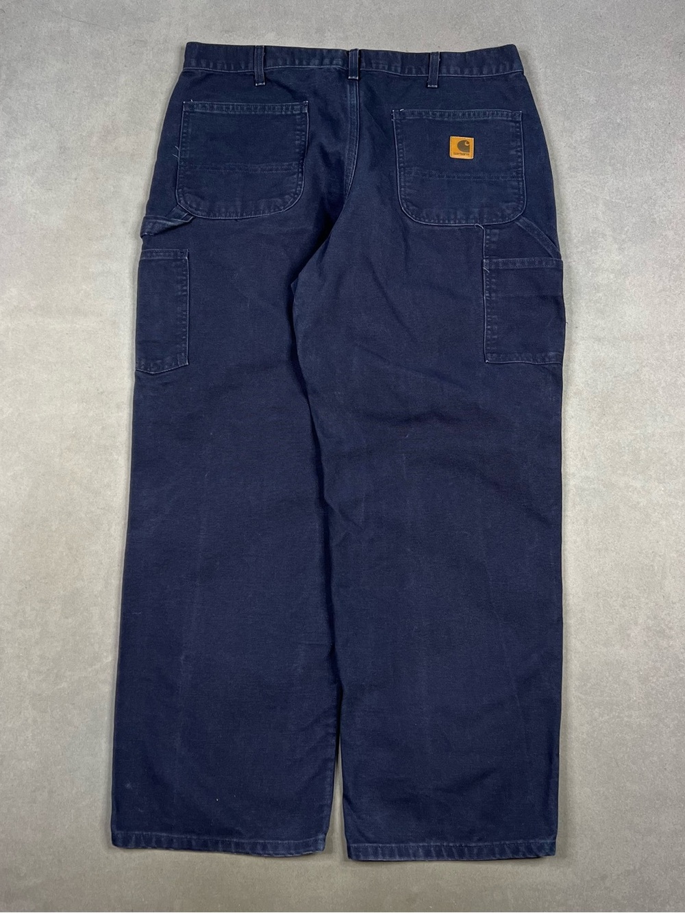 Carhartt Men's Navy Work Pants - Durable Carpenter Style